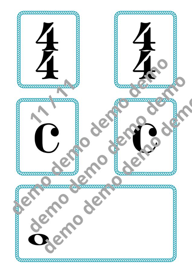 Flashcards-un ritmo