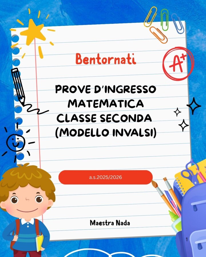 Prova d'ingresso matematica classe seconda
