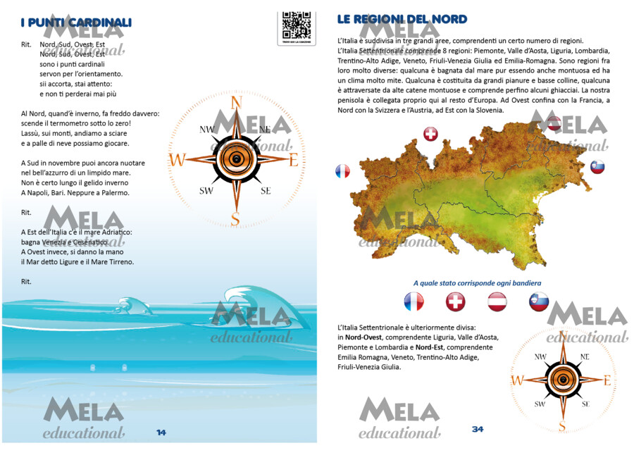 Le regioni d'Italia - libro con canzoni