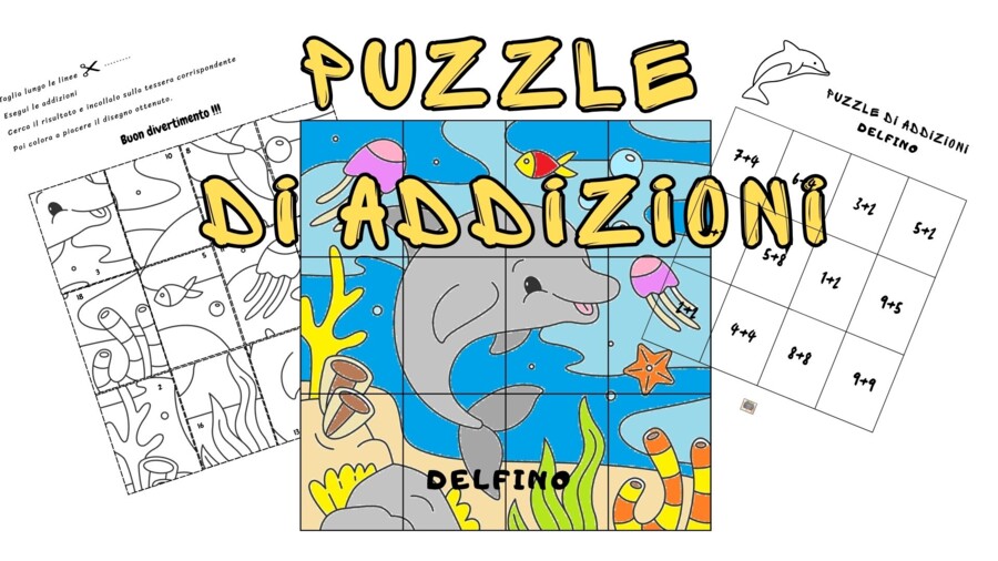 PUZZLE DI ADDIZIONI - Accoglienza 1° e 2° classe-
