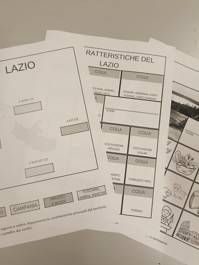 Lazio - geografia semplice