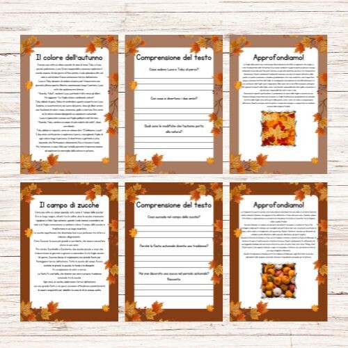 Storie sull'autunno per la scuola primaria