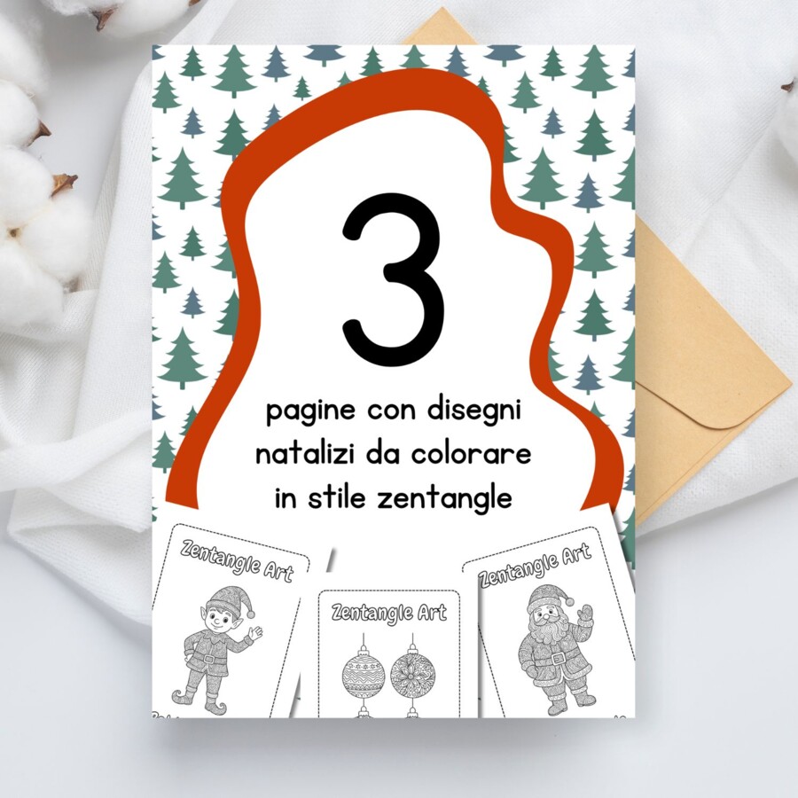 Disegni natalizi da colorare
