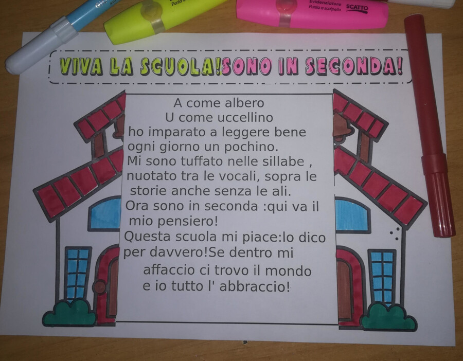 VIVA LA SCUOLA!SONO IN SECONDA!