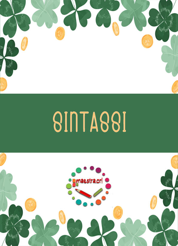 Sintassi - Attività interattiva sui sintagmi