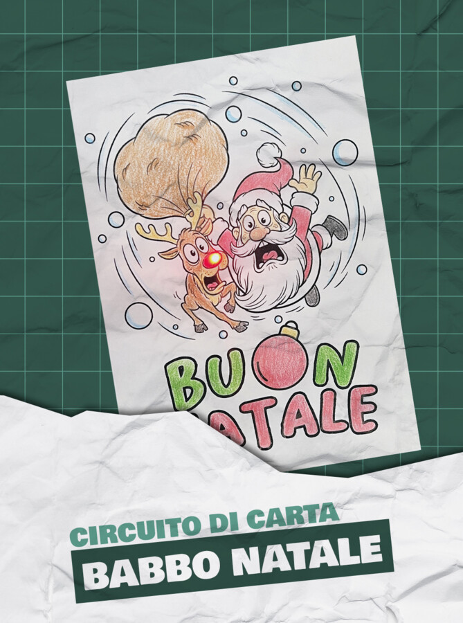 Circuito di carta - Babbo Natale