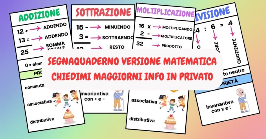 SEGNAQUADERNO AMICO DELLA MATEMATICA