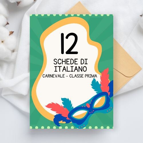 Schede didattiche di Carnevale italiano classe prima