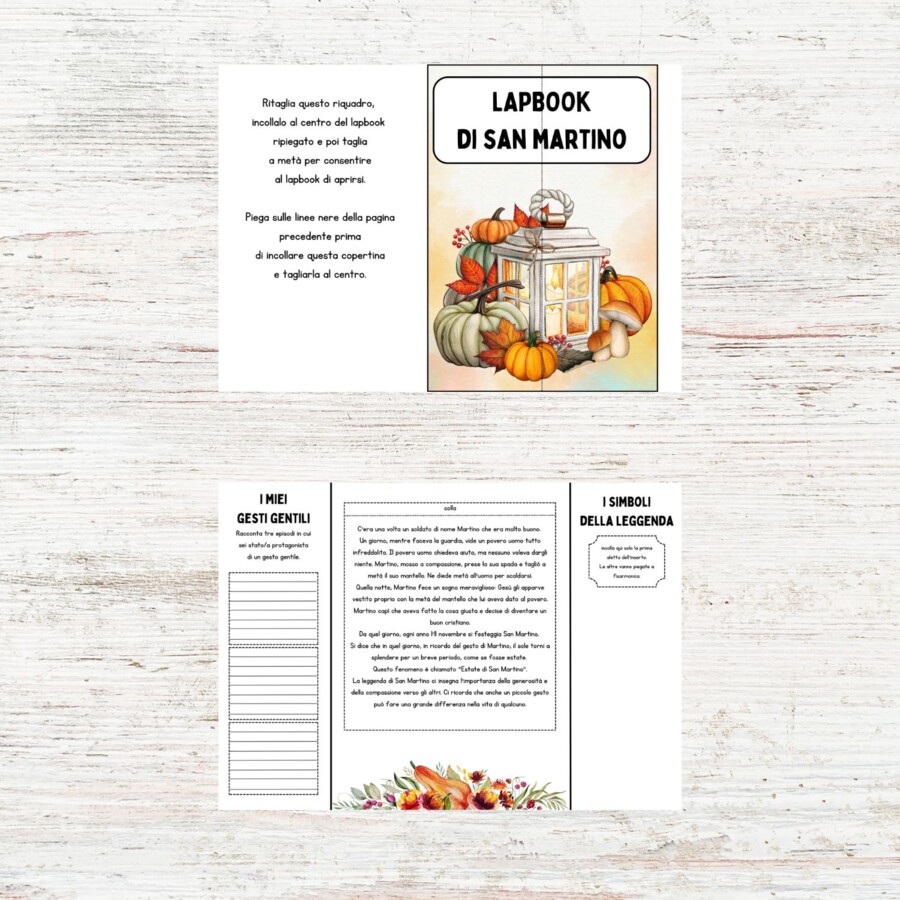 Lapbook di San Martino scuola primaria