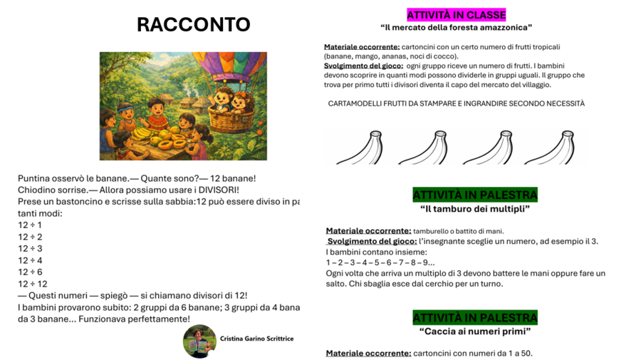 CHIODINO, PUNTINA E L'AVVENTURA DEI NUMERI SPECIALI