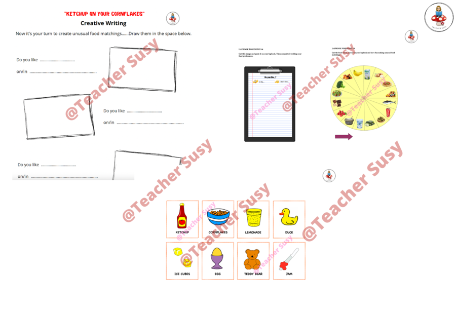 Storytelling bundle "KETCHUP ON YOUR CORNFLAKES"