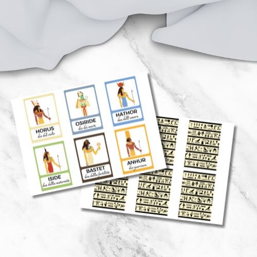 Flashcards sulle Divinità dell'Antico Egitto