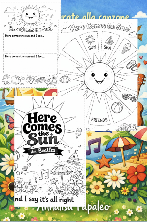 Here comes the sun (Summertime) attività ispirata ai Beatles