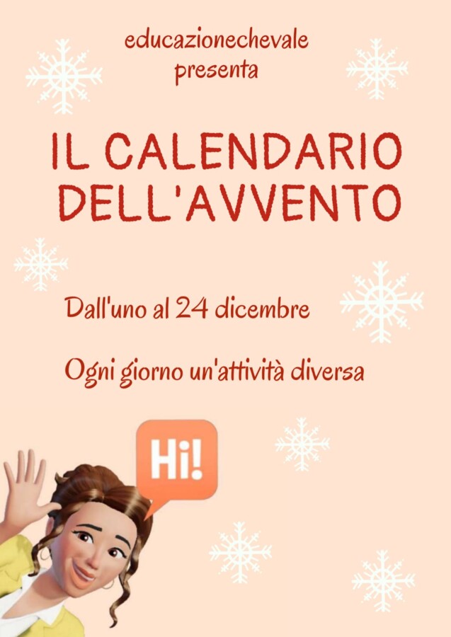 CALENDARIO DELL'AVVENTO DA STAMPARE