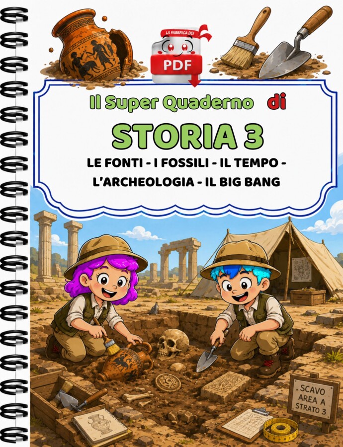 SUPER QUADERNO DI STORIA 3 - l'archeologia e le fonti