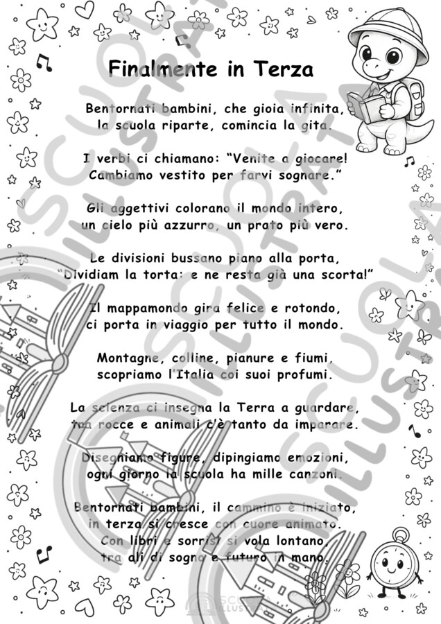Kit Accoglienza Terza Elementare – Bentornato a scuola