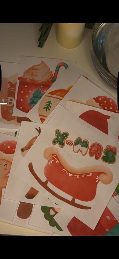 Esperimento/gioco rifrazione della Luce tema Natale. Crealab.