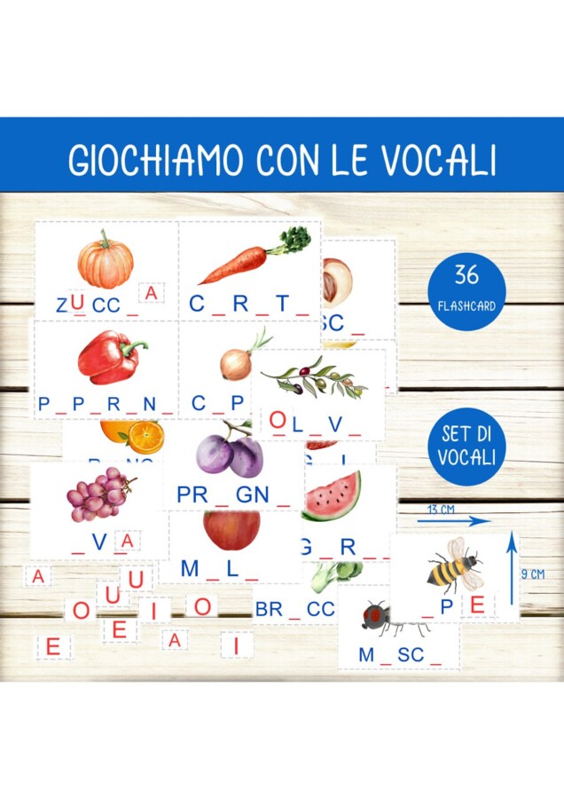 ✨Carte delle Vocali
