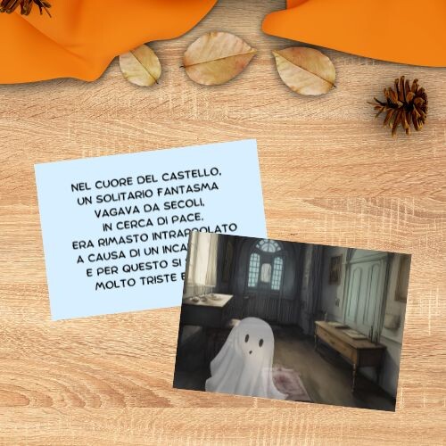 Storia Halloween 'Il fantasma del castello delle ombre'