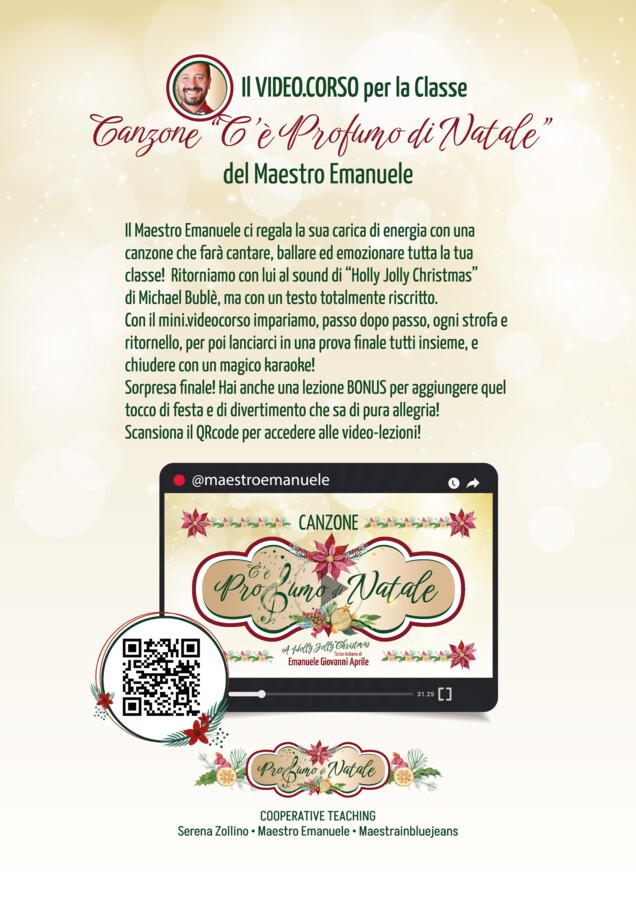 AVVENTura "PROFUMO DI NATALE" CT SerenaZollino MaestroEmanuele Maestrainbluejeans