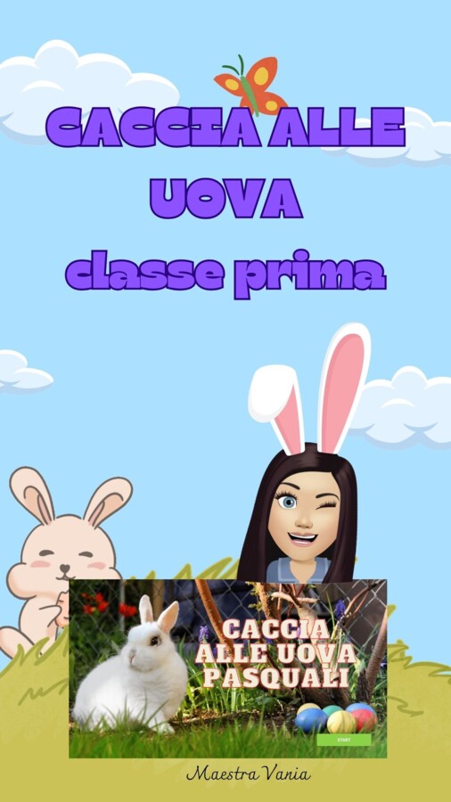 Caccia alle uova di Pasqua classe prima