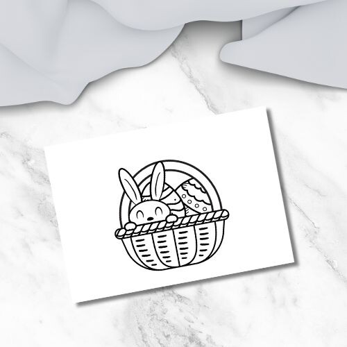 Lavoretto di Pasqua - Cestino di uova da assemblare