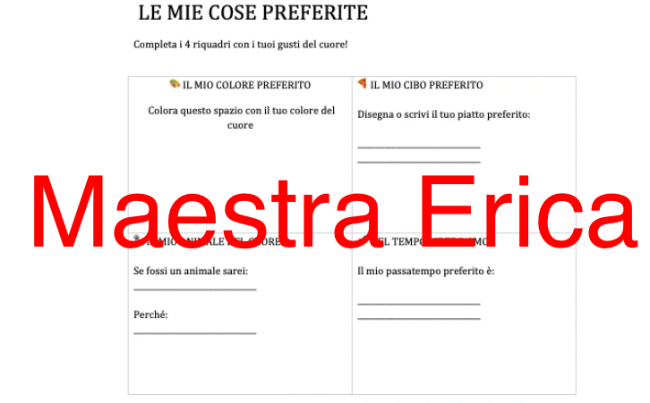 Libretto Accoglienza Primi Giorni: "Tutto su di me!" - Scuola Primaria