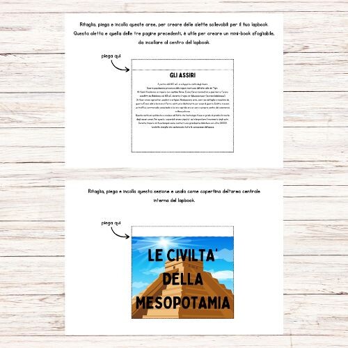 Lapbook Mesopotamia da stampare