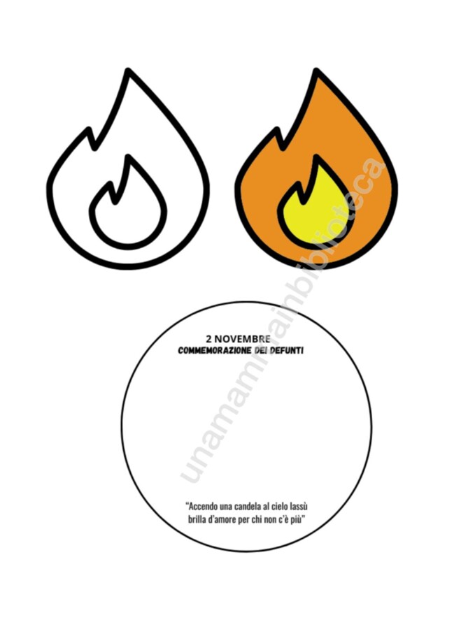 Candela ( Lavoretto): commemorazione 2 Novembre