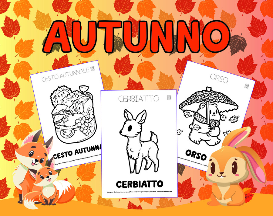 Disegni da colorare - Autunno