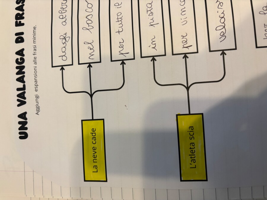 Programmazione Italiano classe terza Febbraio