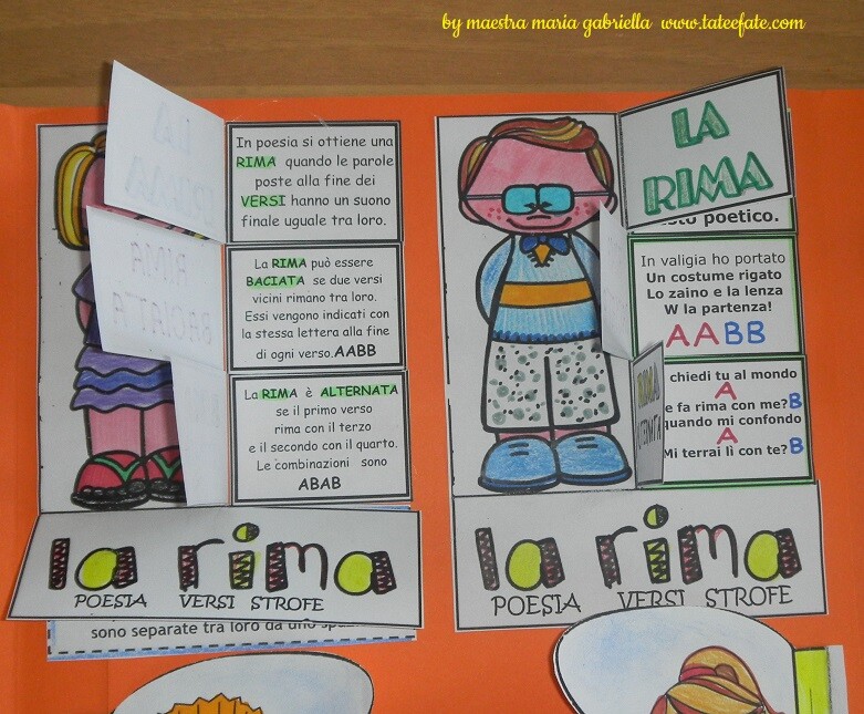Chi fa prima a fare la Rima lapbook