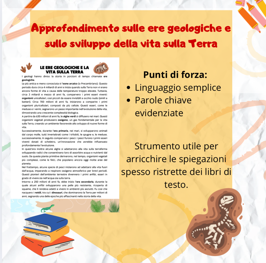Le ere geologiche e la nascita della vita sulla Terra - classe terza