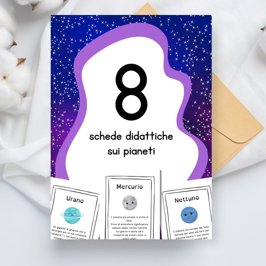 Schede didattiche sui Pianeti Solari