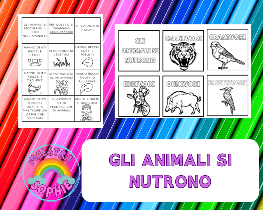 Gli animali si nutrono - libretto + video