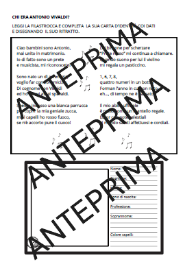 "LA PRIMAVERA" di Vivaldi_KIT COMPLETO (matrici lapbook + schede didattiche)
