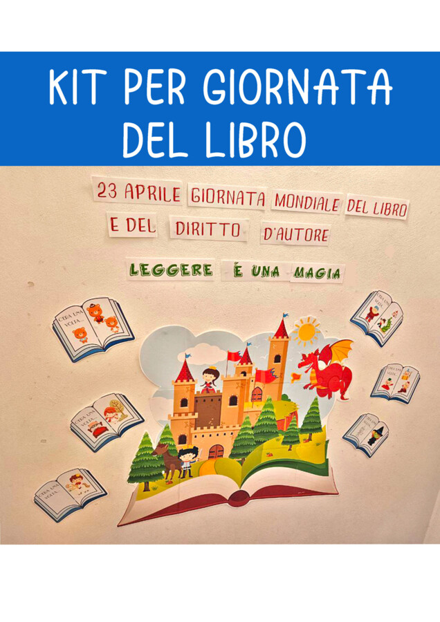 Kit per giornata del libro