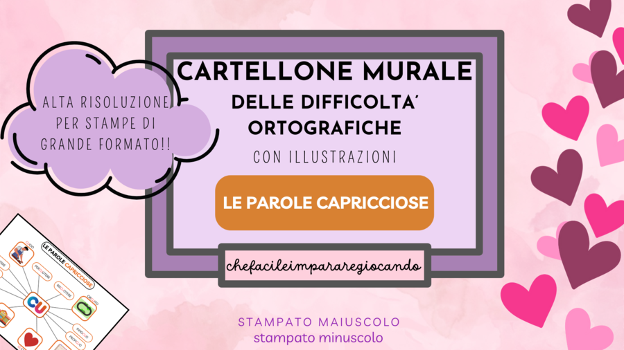 CARTELLI MURALI: LE PAROLE CAPRICCIOSE