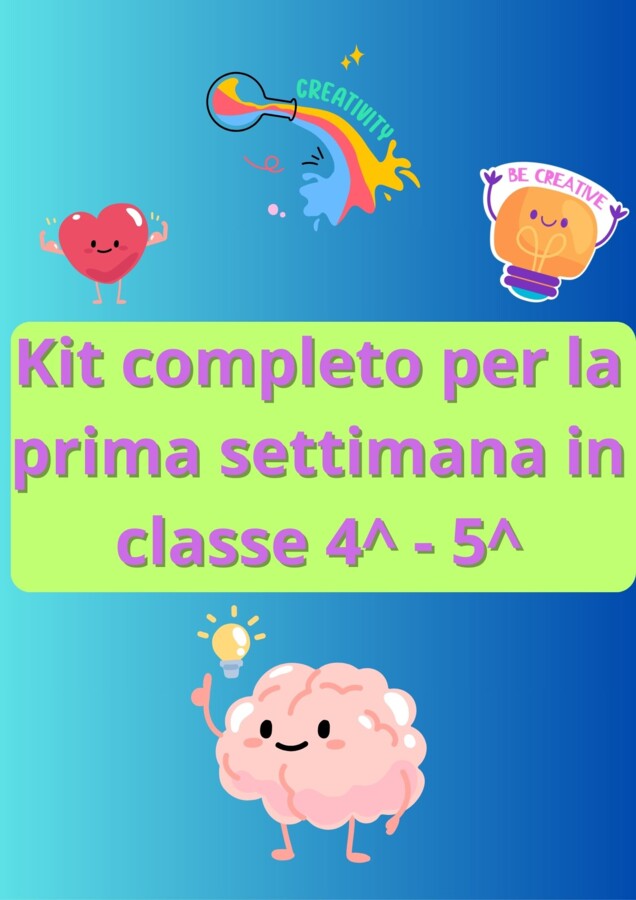 Kit Matematica per il back to school in classe 4^ - 5^