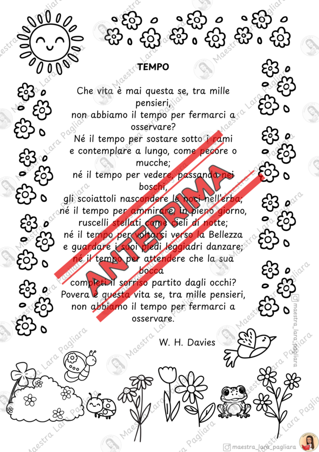 "Tempo" - poesia di W. H. Davies