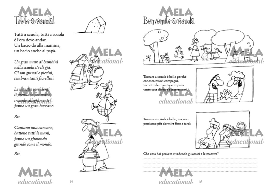 Progetto accoglienza - libro con canzoni