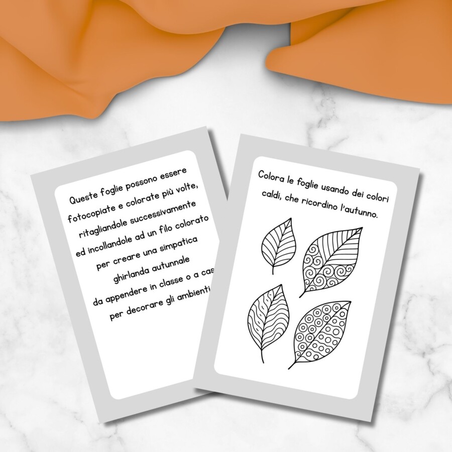 Foglie artistiche - Lavoretto d'autunno
