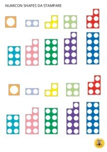 NUMICON SHAPES DA STAMPARE