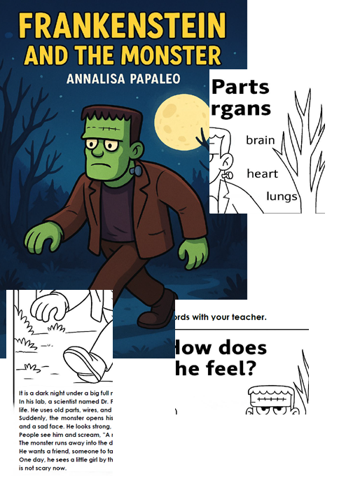 Frankenstein and the monster