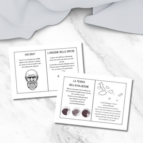 Darwin scuola primaria – Libretto da stampare e completare