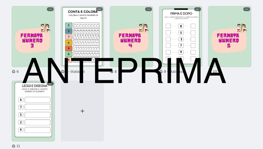 Stazioni matematiche per il rientro a scuola/classe prima