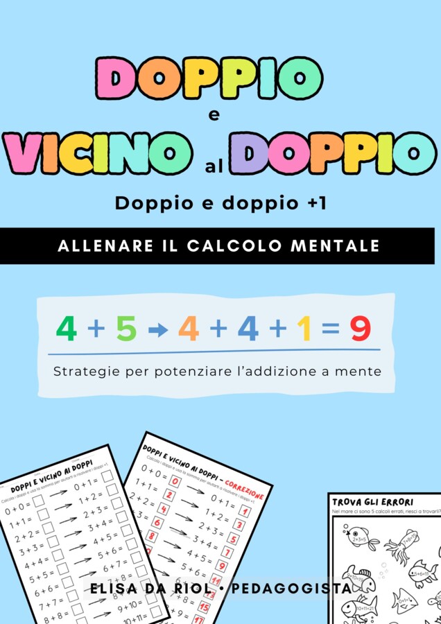 Strategie per il calcolo mentale – Doppio e vicino al doppio