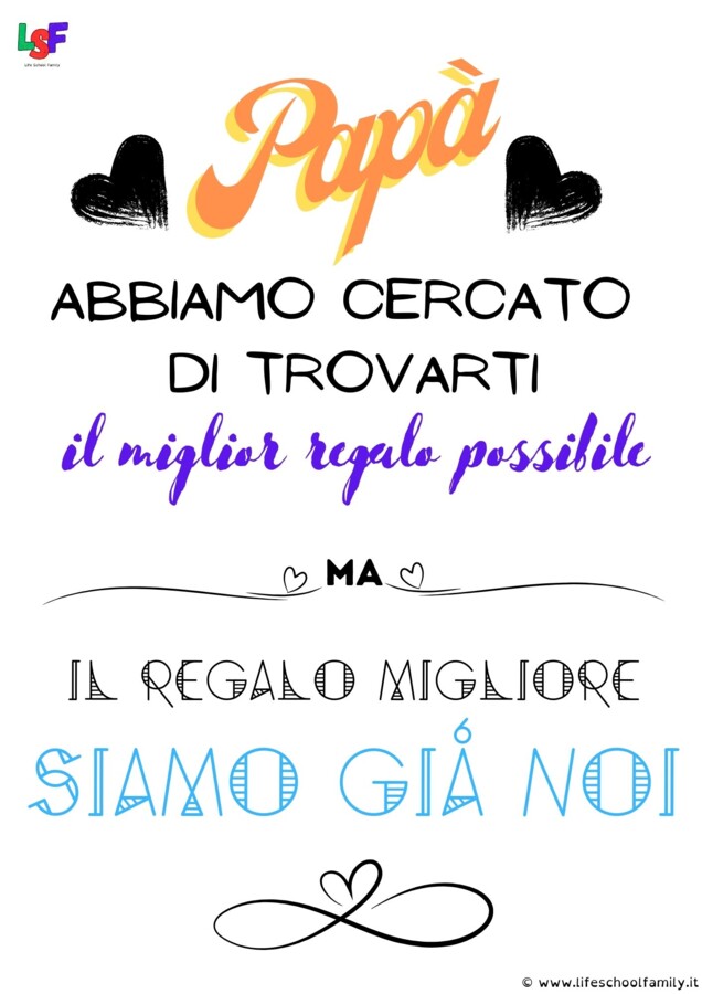 Biglietto per Papà