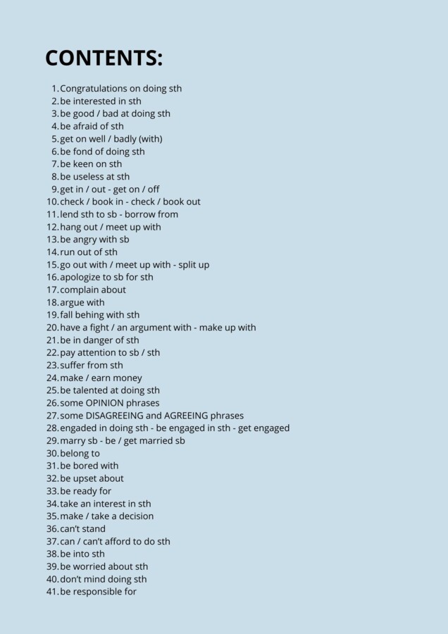 most popular phrases in English by Alicja Soszka