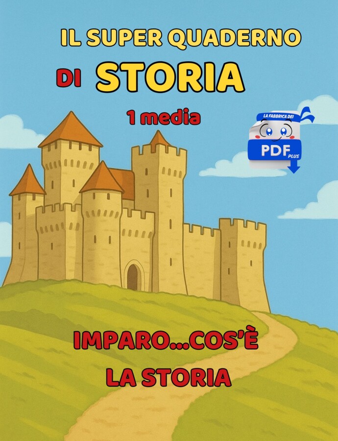 Il SUPER QUADERNO DI STORIA 1 media: Impero Romano - Dai Barbari all'alto medioevo